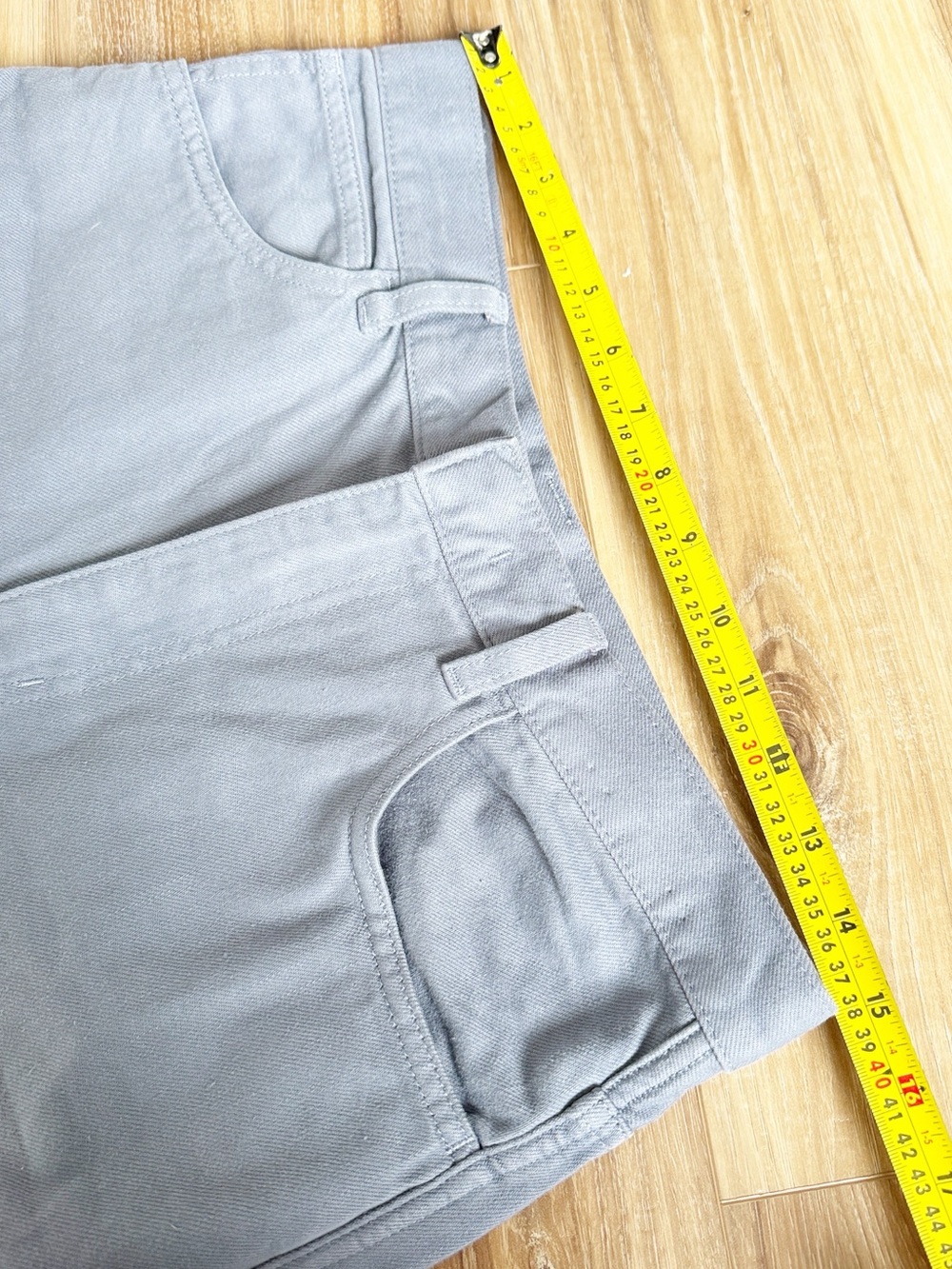 Uniqlo Light Blue High-Waist Pants - Picture 8 of 14